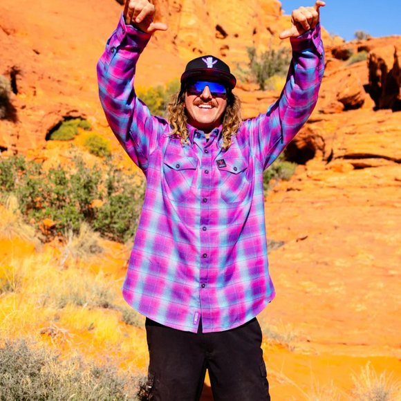 DIXXON x SHREDDY Collab SHREDDY V6 2023 Limited Edition Men's Flannel Shirt 3XL - Picture 6 of 9